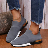 Net Sports Shoes, Girls, Elastic Cloth, Socks, Large-Size Breathable Sports Shoes, Single