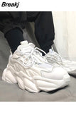 Men's Platform Sneakers Breathable Men Chunky Shoes Trainers women Sneakers Tenis Masculino Zapatillas