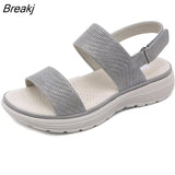 Holiday Shoes Women Beach Sandals Soft Comfortable Women Sandals Thick Sole Ladies Summer Shoes Plus Size 42
