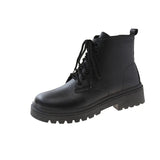 Breakj Black Handsome Martin Boots In Autumn