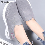 women spring new women's shoes casual walking shoes socks shoes soft sole mother shoes fashion sports shoes