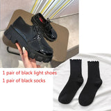 chunky platform heels mary jane Shoes lolita platform shoes Oxfords Women School Uniform Student Shoes Girls Kawaii