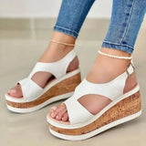 Platform Women's Shoes, 2024 New Wedge Fish Mouth Sandals, Platform Platform Platform Casual Sandals, Roman