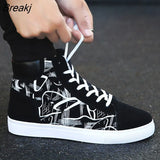 Sneakers Men Canvas Shoes Breathable Cool Street Shoes Male Brand Sneakers Black Blue Red Mens Causal Shoes