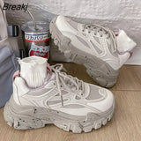 Women's Sneakers 2023 Summer Mesh Breathable Comfortable Sports Platform Shoes Soft Bottom Casual Shoes Sneakers Women