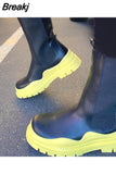 New Women's Boot Design Fall Platform Shoes Women's Chelsea Boots Fashion Women's Ankle Boots Winter Shoes Plus Size