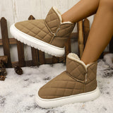 New Autumn And Winter Snow Boots Women's Fur Pine Cake Thicken And Velvet Warm Bread Cotton