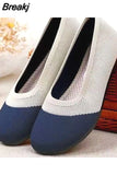 Women Loafers 2023 Summer Soft Flat Shoes for Women Non-slip Casual Shoes Breathable Mesh Elasticity