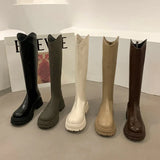 With Long Boots In The Autumn Of 2024, The New Tall, Small Boots Are No More Skid-Proof Than Knee-Soled Knight