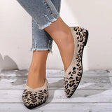 Loafers Shoes Woman 2024 Trend Ballet Flats Women Barefoot Comfortable Shoe Female Pointed Toe Slip-on Knitted Flat
