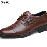 Men Genuine Leather Formal Business Shoes Male Office Work Oxfords Brand Plush Party Wedding Anniversary Shoe Man