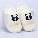 2024 Summer Cartoon Slippers Women Comfy Thick Platform Cloud Slides Woman Eva Soft Non Slip Bathroom Flip Flops