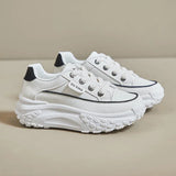 New High Top Cotton Sneakers Fashion Plush Warm Sports Dad's Shoes Color Matching Casual Running Platform Vulcanize