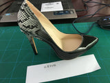 Shoes 2023 Women Pumps Fashion 9cm High Heels Pointed Toes Black White Shoe Women Wedding Shoes Ladies