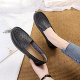 shoes women 2023 new summer breathable flat bottom hollow white soft-soled sandals shoes for