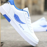 Men Casual Shoes Breathable Male Tenis Masculino feather Print Shoes Zapatos Hombre Sapatos Outdoor Flats Shoes Sneakers