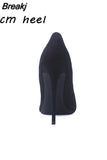 brand 12cm high heel pointed toe sexy stiletto shoe plus big size 10cm 8cm party dating classic woman pumps RM007