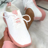 2021 Women Sneakers Shoes Female Vulcanized Women's Casual Flats Women Walking Shoes Ladies Plus Size