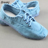 Summer New Style Women's Singles Shoes Old Beijing Cloth Shoes Denim Canvas Shoes +Pure Hand Embroidered Insole Size