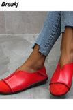 New Large Size Women's Shoes Round Toe Shallow Mouth One Pedal Flat Casual Single Shoes Women Shoes for Women
