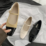 Women Pumps 2024 New Square Toe Women's Mary Jane Shoes Casual Buckle Strap Female Low Heels Dress Shoes Zapatos