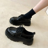 Hot Sale Shoes for Women Mary Janes Women's High Heels Fashion Lace Up Casual Boots Women New Round Toe Platform