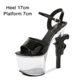Shoes Pole Dance High Heels Sexy Women Shoes Transparent Sandals Women Wedding Dress 2023 Pistol Heel Female