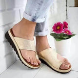 Breakj Lady Wearing Leather Tods And Covers Cool Slippers Women's Large Size Women's Shoes