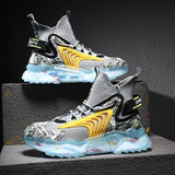 Men Sneakers Women Breathable Popcorn Platform Men Casual Sneakers Male Fashion Men Sports Shoes Women Walking
