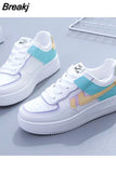 College Style Women Shoes Vulcanize Light Casual Designer Comfortable Lace-up