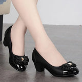 Women Fashion Pointed Toe Navy Blue Bow Tie High Heel Shoes Ladies Casual Sweet Wine Red Black High Heel Pumps Salto Alto