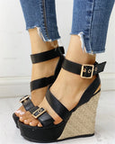top quality big size 43 gladiator Women Wedges Shoes 2023 Summer Sandals Woman Sexy Party Platform High Heels Shoes