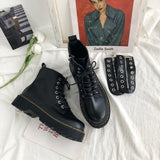 Martin Boots Girls College British Style 2024 New Retro Thick Soles Heightened Chelsea Motorcycle