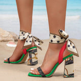 Breakj Colored Butterfly Wings Ultra-High Heel Sandals Lazada Women