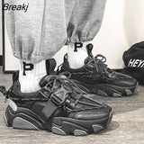 Autumn Men's Platform Sneakers Breathable Men Chunky Shoes Trainers Women Sneakers Tenis Masculino Zapatillas