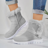 Boots 2023 Snow Boots New Winter Korean Version Thickened Solid Color Short Boots Plush Warm Flat