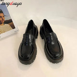 Women Platform Shoes Hidden Height Heels Women's Casual Loafers for spring And Winter Heels Dress Shoes mary janes