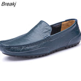 Men Shoes Luxury Trendy 2023 Casual Slip on Formal Loafers Men Moccasins Italian Black Male Driving Shoes