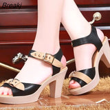 Women Summer Shoes Genuine Platform Woman Sandals High Heels Women Sandals Flat Casual Shoes Summer