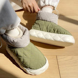 Waterproof Snow Boots Women 2023 Winter Warm Thicken Plush Lined Cotton Shoes Woman Thick Bottom Platform Ankle