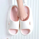 Massage Slippers for Woman Bathroom Home Thick Platform Sandals Women 2023 Summer Thick Bottom Non Slip Female Flip