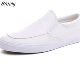 Men Loafers Soft Leather Men Shoes Slip-on Flat Fashion Loafers Casual Male Black White Shoes