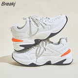 Sneakers Women Casual Shoes Breathable Mesh White Shoes Women Flats Brand Ladies Footwear Thick Sole