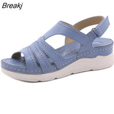 Fashion Sandals Women Summer Shoes Soft Comfortable Casual Women Sandals Thick Sole Ladies Beach Sandals Big Size 41