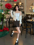 Color Lace Strap Blouse Ladies Casual 2023 Spring Elegant Sexy Crop Tops Party Slim Korean Style Fashion Vest Design