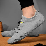 Men's Sneakers cow suede Leather Men Loafers Shoes Fashion Slip on Men Driving Shoes Soft Sapato Masculino Mocassin