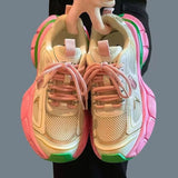 For Women Causal Sneakers Platform Shoes Fling Sneakers Basket Lace-Up Casual Chunky Shoes Plus Size43 Zapatos De