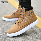 boots men sneakers fashion lace-up solid winter shoes men snow boots warm fur flat with sneakers men breathable