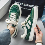 Hot Sale Canvas Shoes Men Skateboard Shoes Platform Comfortable Casual Walking Streetwear Teenager Men Vulcanize