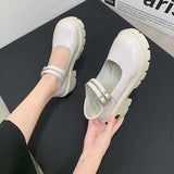 Women's Lolita Shoes 2023 New Women's Buckle Casual Shoes Thick Heel Women's Mary Jane Shoes Women's High